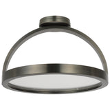 Cerne Semi Flush Mount Dark Bronze By Visual Comfort Modern - Side View1