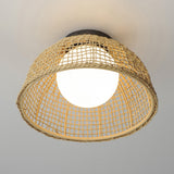 Cestino Flush Mount Antique Bronze by Maxim Lighting