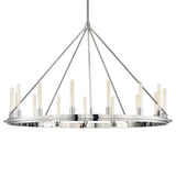 Chambers_Chandelier By Hudson Valley Large Polished Nickel