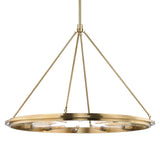 Chambers_Chandelier By Hudson Valley Medium Aged Brass