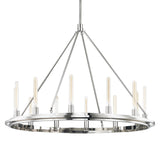 Chambers_Chandelier By Hudson Valley Medium Polished Nickel