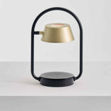 Champagne Gold Olo Ring Portable Table Lamp by Seed Design