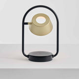 Champagne Gold Olo Ring Portable Table Lamp by Seed Design
