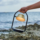 Champagne Gold Olo Ring Portable Table Lamp by Seed Design