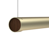 Champagne Gold Turner Linear Pendant by Seed Design Details
