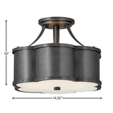 Chance Semi-Flush Mount