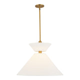 Chapelle Pendant — Aged Gold