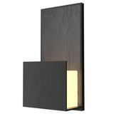 Charcoal Clean Wall Sconce with Slate Accent by Accord