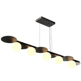 Charcoal Large Luna Linear Pendant by Accord