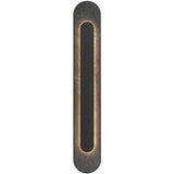 Petra Rounded Linear Wall Lamp with Slate Accent