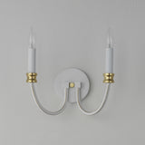Charlton 2-Light Wall Sconce Weathered White/Gold Leaf by Maxim Lighting