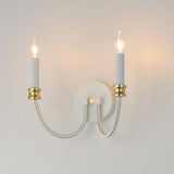 Charlton 2-Light Wall Sconce Weathered White/Gold Leaf by Maxim Lighting