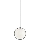 Chatoyant Pendant Light Matte Black By Matteo - Front View