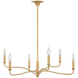 Chatsworth Chandelier Small Gild By Visual Comfort Studio - Front View