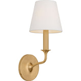Chatsworth Wall Sconce — White Linen, Gild | Gild