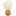 Cherise Wall Vanity Light Brushed Gold Glossy Ribbed Opal Glass By Alora - Front View