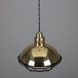 Chester Cage Pendant - Polished Brass
