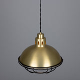 Chester Cage Pendant - Satin Brass