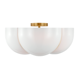 Cheverny Semi Flush Mount Burnished Brass By Visual Comfort Studio