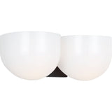 Cheverny Wall Sconce — 11 5/8", Milk, Aged Iron