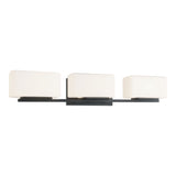 Chiclet Wall Sconce 25 Inch Matte Black