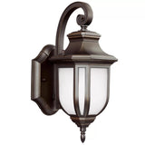 Childress Outdoor Wall Lantern — 13 Inch, Antique Bronze