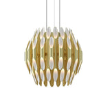 Chimes Chandelier 2 Tier Satin Brass By Sonneman