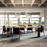 Chimes Chandelier 3 Tier Polished Chrome By Sonneman Lifestyle View