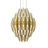 Chimes Chandelier 3 Tier Satin Brass By Sonneman