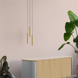 Chimes Cluster 3 Suspension Oak By UMAGE Lifestyle View