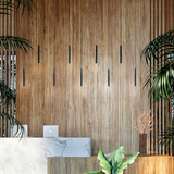 Chimes Pendant Light Black Oak Small By UMAGE Lifestyle View