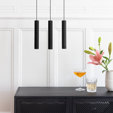 Chimes Pendant Light Black Oak Medium By UMAGE Lifestyle View