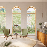 Chimes Pendant Light Dark Oak Medium By UMAGE Lifestyle View