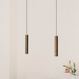 Chimes Pendant Light Black Oak Small By UMAGE Lifestyle View