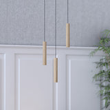 Chimes Pendant Light Dark Oak Small By UMAGE Lifestyle View