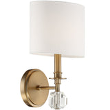 Chimes Wall Sconce Aged Brass By Crystorama
