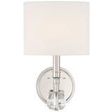 Chimes Wall Sconce Polished Nickel By Crystorama
