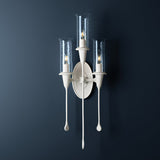 Chisel Wall Sconce White Plaster By Hudson Valley Lifestyle View