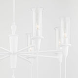 Chisel Wall Sconce White Plaster By Hudson Valley Side View