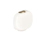Chouchin Semi Wall Sconce By Foscarini, Color: White/Gold, | Casa Di Luce Lighting