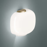 Chouchin Semi Wall Sconce Gold By Foscarini