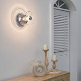 Chrome Snowflake Wall/Ceiling Lamp by Seed Design