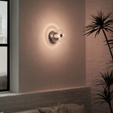 Chrome Snowflake Wall/Ceiling Lamp by Seed Design