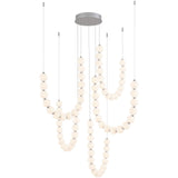 Chrome Akoya 5-Head Chandelier with Remote Driver by Alora Lighting