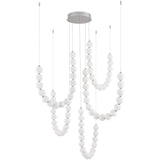 Chrome Akoya 5-Head Chandelier with Remote Driver by Alora Lighting