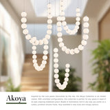 Chrome Akoya 5-Head Chandelier with Remote Driver by Alora Lighting