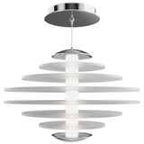 Chrome Loopey 4CCT Pendant Light by WAC Lighting