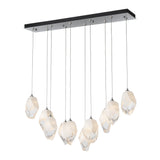 Chrysalis 10-Light Crystal Linear Suspension Large, by Hubbardton Forge