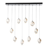 Chrysalis 10-Light Crystal Linear Suspension Small, by Hubbardton Forge