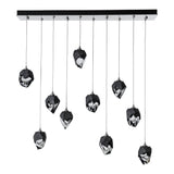 Chrysalis 10-Light Crystal Linear Suspension Small, by Hubbardton Forge